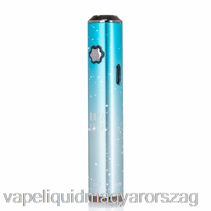 Dazzleaf Squarii Bottom Twist 510 Akkumulátor égszínkék Splatter Vape Toll